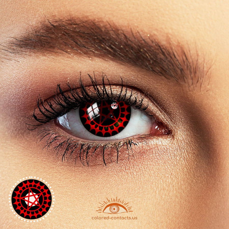 Black Butler - Red Ciel'S Halloween Contacts