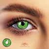 Demon Green Crack Eye Halloween Contacts