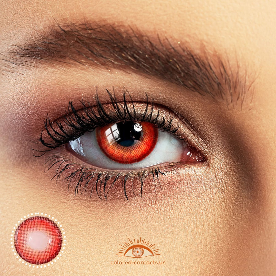 Zzz : Soukaku Cosplay Contact Lenses - Ccus Eyewear · Premium Colored Contacts Scary Evil Red Eye Colored Contacts
