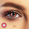 Harajuku Storm Red Anime Colored Contacts