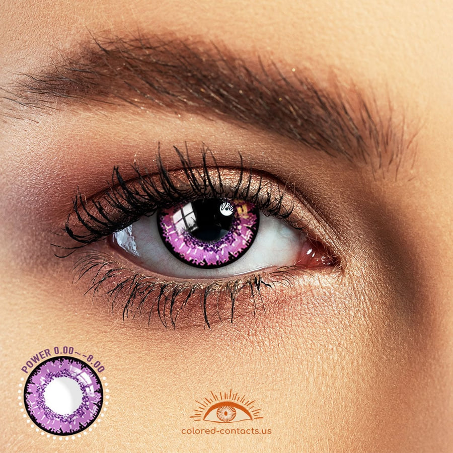 Mh : Bonita Femur Cosplay Contact Lenses - Ccus Eyewear · Premium Colored Contacts Queen Light Violet Anime Eye Colored Contacts