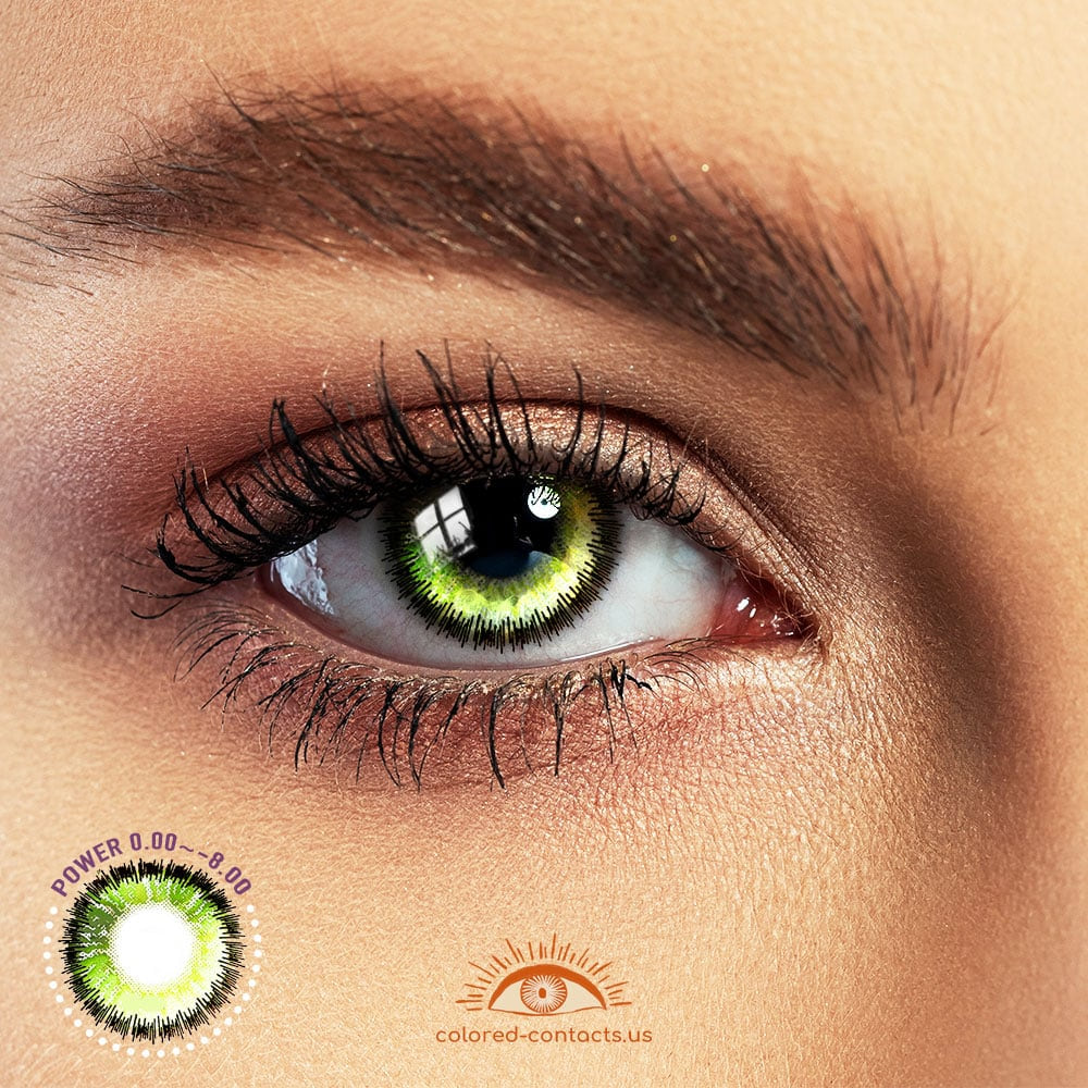 Green Anime Eye Colored Contacts - Ccus Eyewear · Premium Colored Contacts Color Rays : Green Anime Eye Colored Contacts