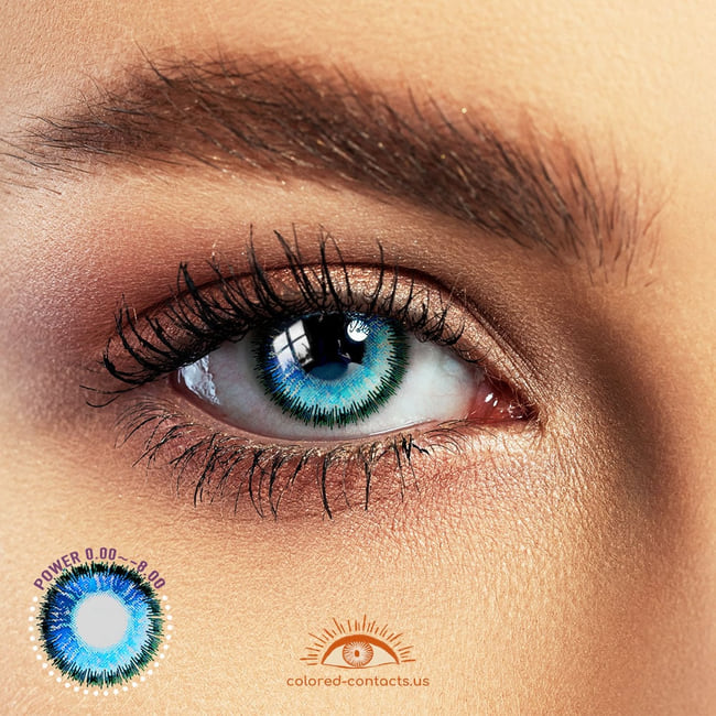 Color Rays : Blue Anime Eye Colored Contacts