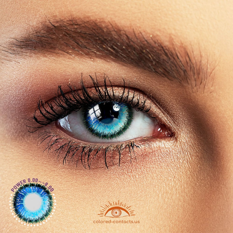 Blue Anime Eye Colored Contacts - Ccus Eyewear · Premium Colored Contacts Color Rays : Blue Anime Eye Colored Contacts