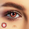 Light Red Anime Eye Colored Contacts