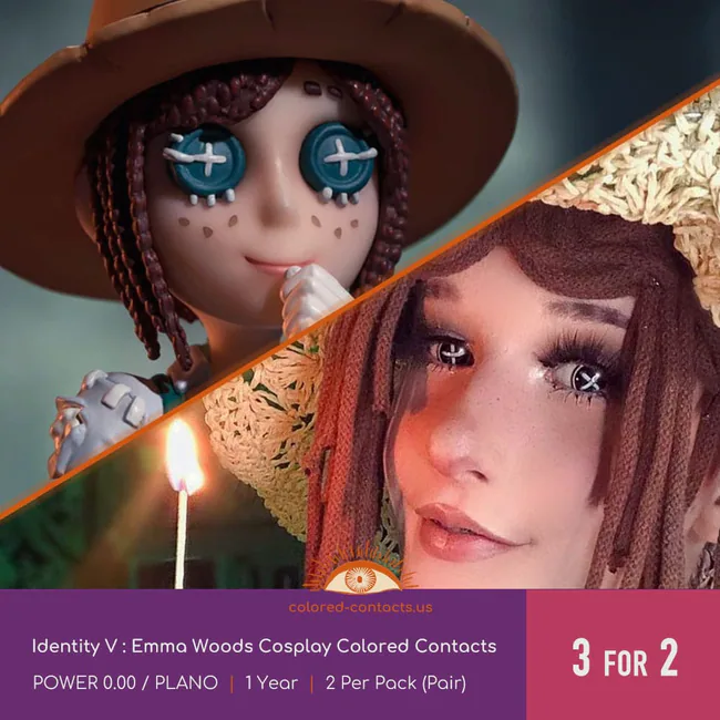 Emma Woods Cosplay Colored Contacts