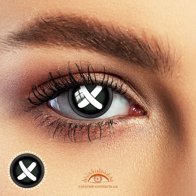Classic Button Eyes Colored Contacts