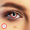 Red And White Gear Eye Colored Contact Lenses