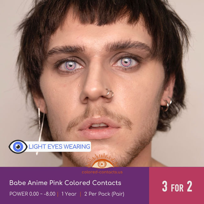 Hsr : Hanya Cosplay Contacts - Ccus Eyewear · Premium Colored Contacts Babe Anime Pink Colored Contacts
