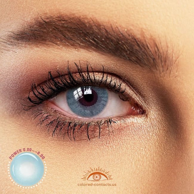Florence Blue Colored Contacts