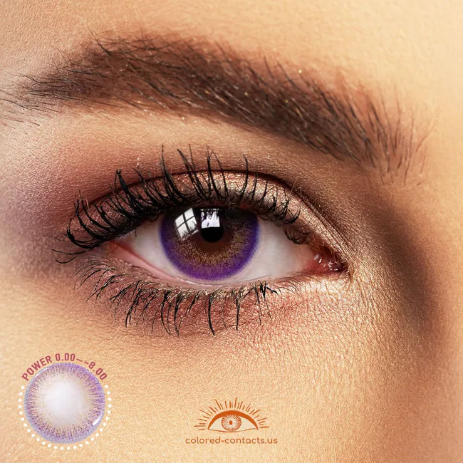 Tulip Purple Colored Contacts