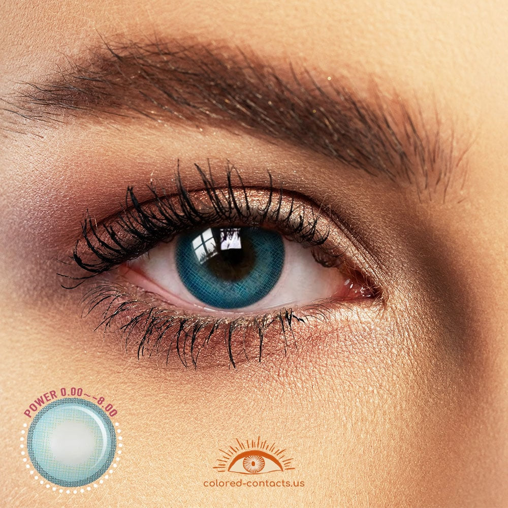 Mercury Blue Colored Contacts