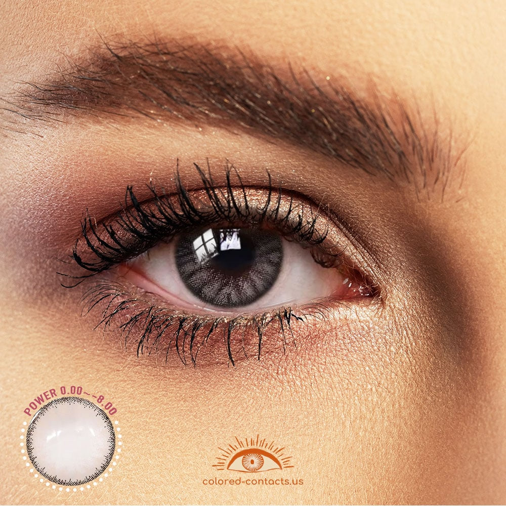 Royal Vanilla Grey Colored Contacts
