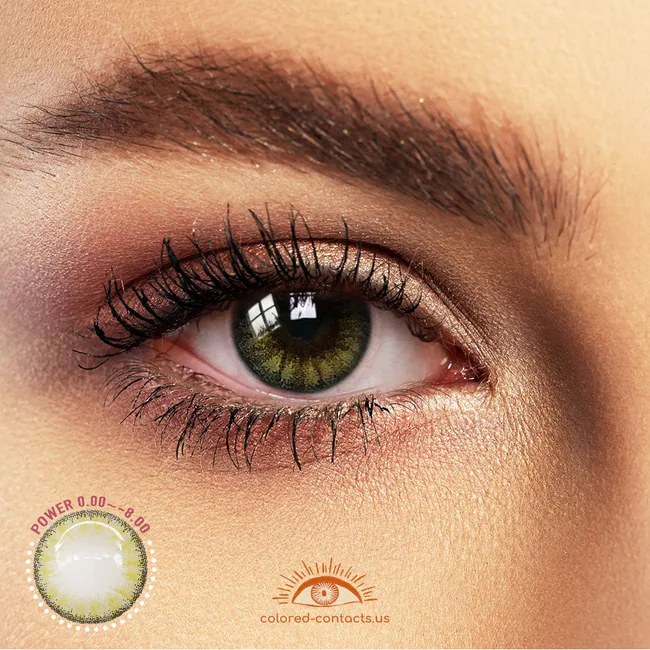 Royal Vanilla Yellow-Green Colored Contacts