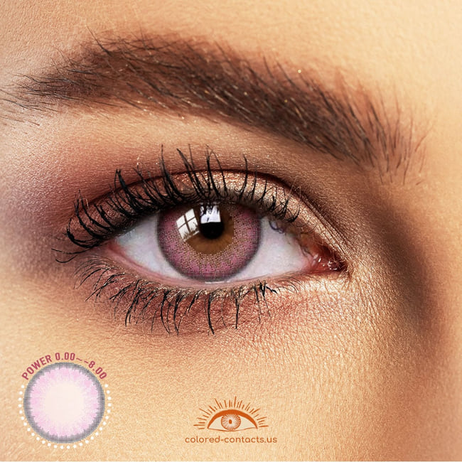 Royal Vanilla II Pink Colored Contacts