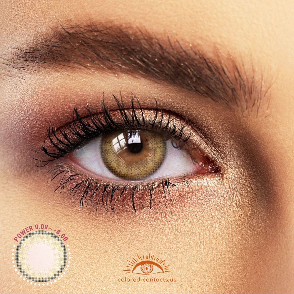 Royal Vanilla Ii Brown Colored Contacts