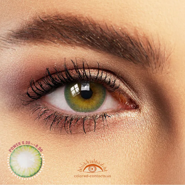 Wonderland Green Colored Contacts