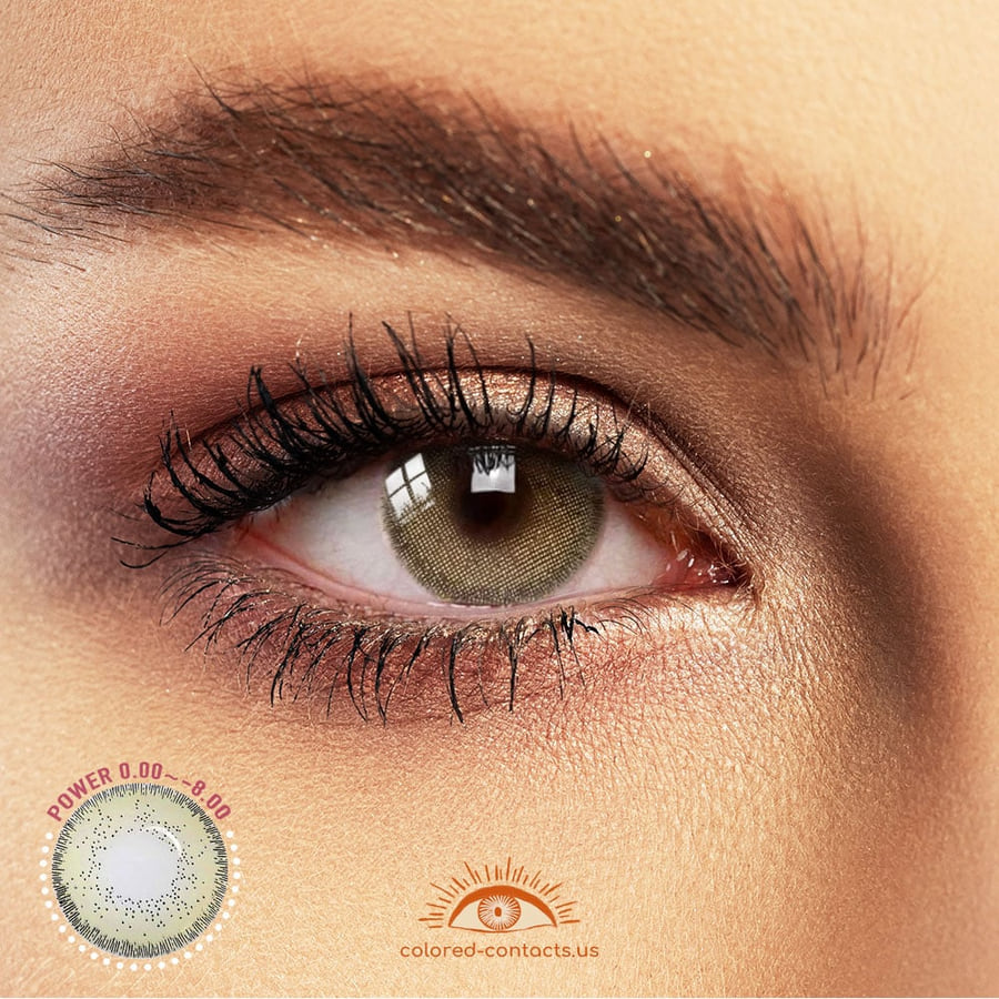 Barbie Doll Brown-Green Colored Contacts - Ccus Eyewear · Premium Colored Contacts Barbie Doll Brown-Green Colored Contacts