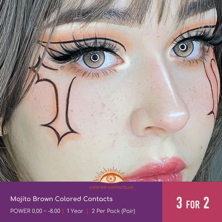 Mojito Brown Colored Contacts - Ccus Eyewear · Premium Colored Contacts Mojito Brown Colored Contacts