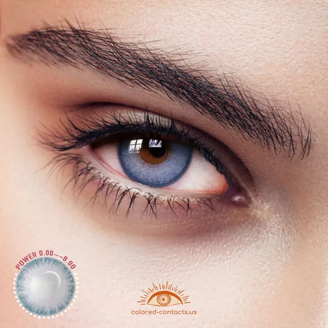 Petrichor Blue Grey Colored Contacts
