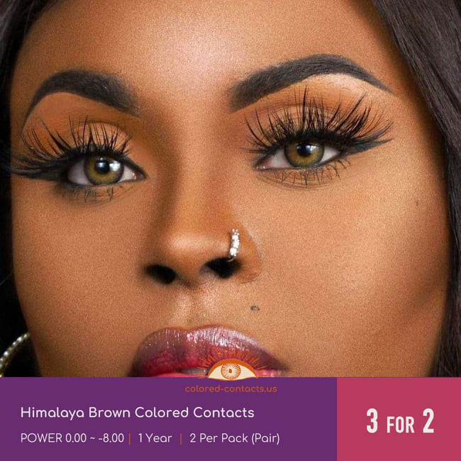 Himalaya Brown Colored Contacts - Ccus Eyewear · Premium Colored Contacts Himalaya Brown Colored Contacts
