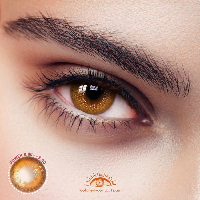 Halo Brown Colored Contacts