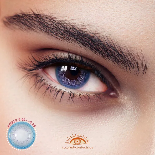 Halo Blue Colored Contacts