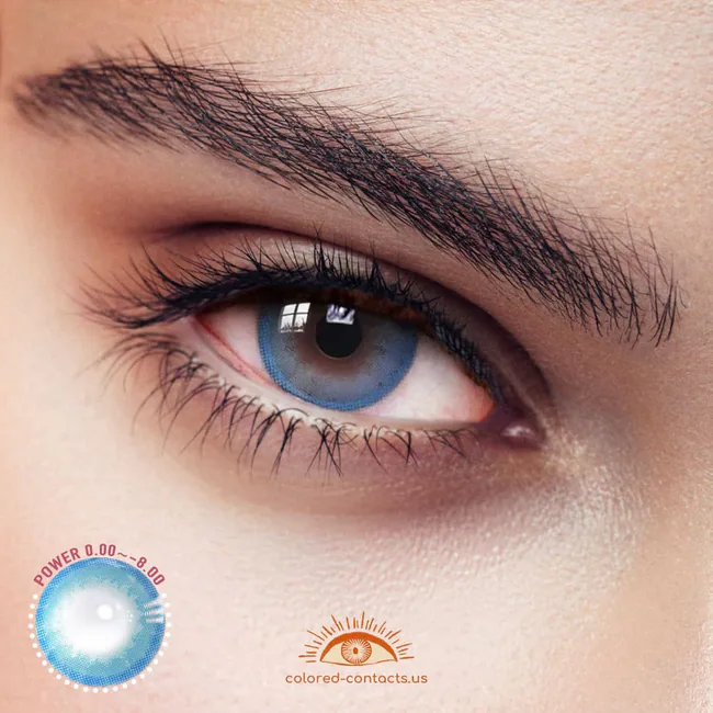 Xanadu Blue Colored Contacts