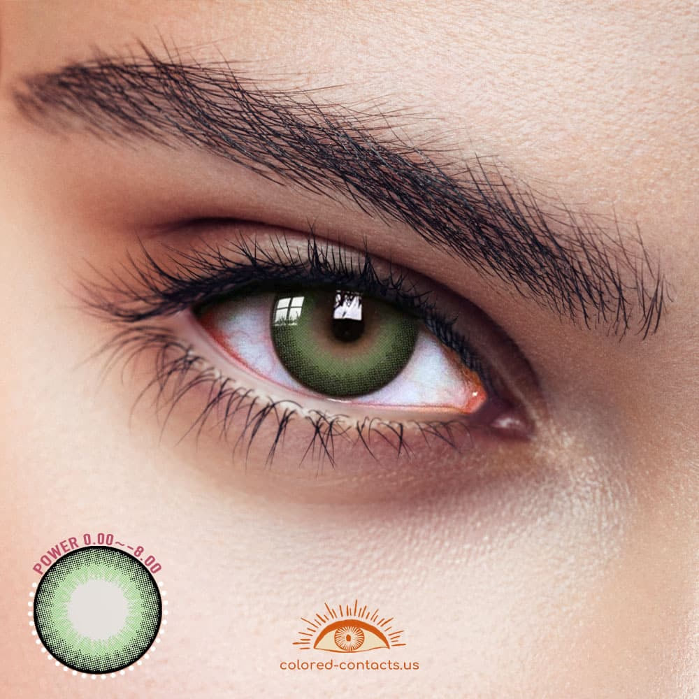 Menigo Green Colored Contacts - Ccus Eyewear · Premium Colored Contacts Menigo Green Colored Contacts