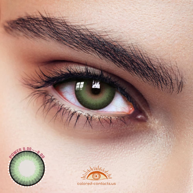 Menigo Green Colored Contacts