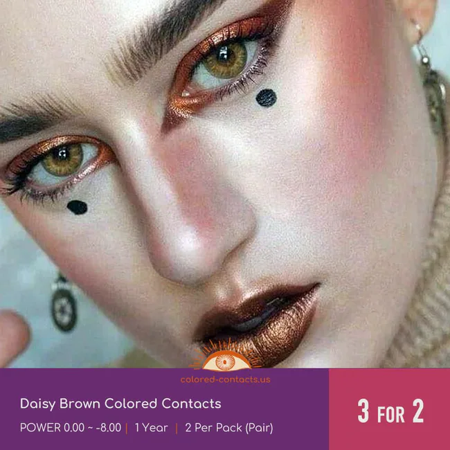 Daisy Brown Colored Contacts