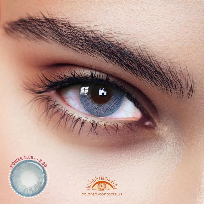 Daisy Blue Colored Contacts