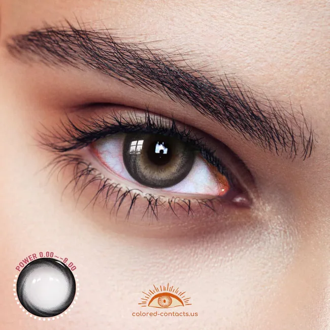 Little Black Circle Colored Contacts