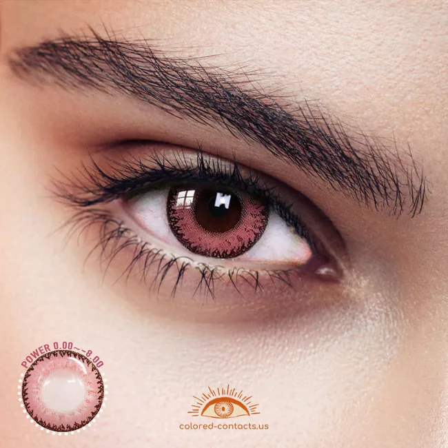 Dodo Pink Colored Contact Lens
