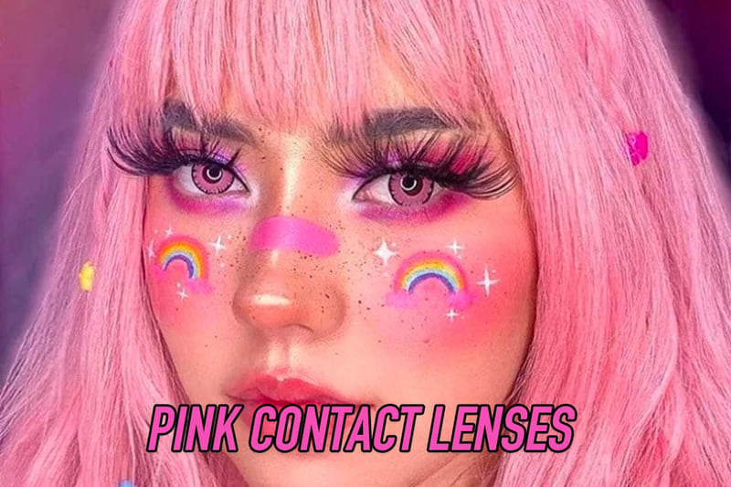 Pink Contact Lenses