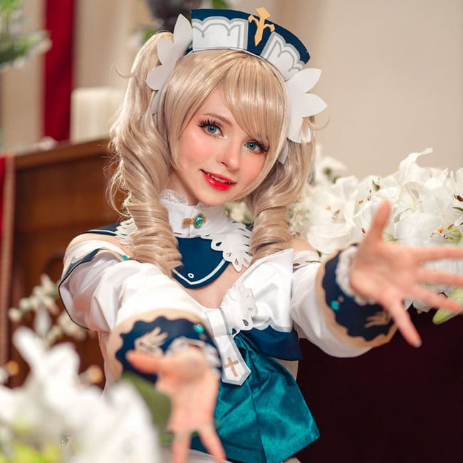 Gi : Barbara Cosplay Contact Lenses - Ccus Eyewear · Premium Colored Contacts Genshin Impact Barbara Cosplay Contact Lenses