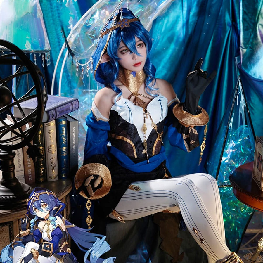 Genshin Impact Layla Cosplay Contact Lenses
