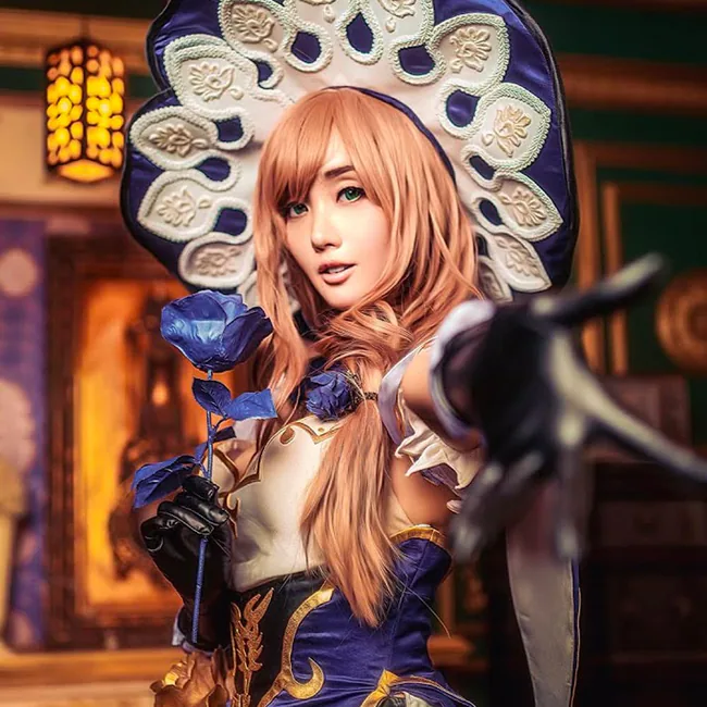 Genshin Impact Lisa Cosplay Contact Lenses