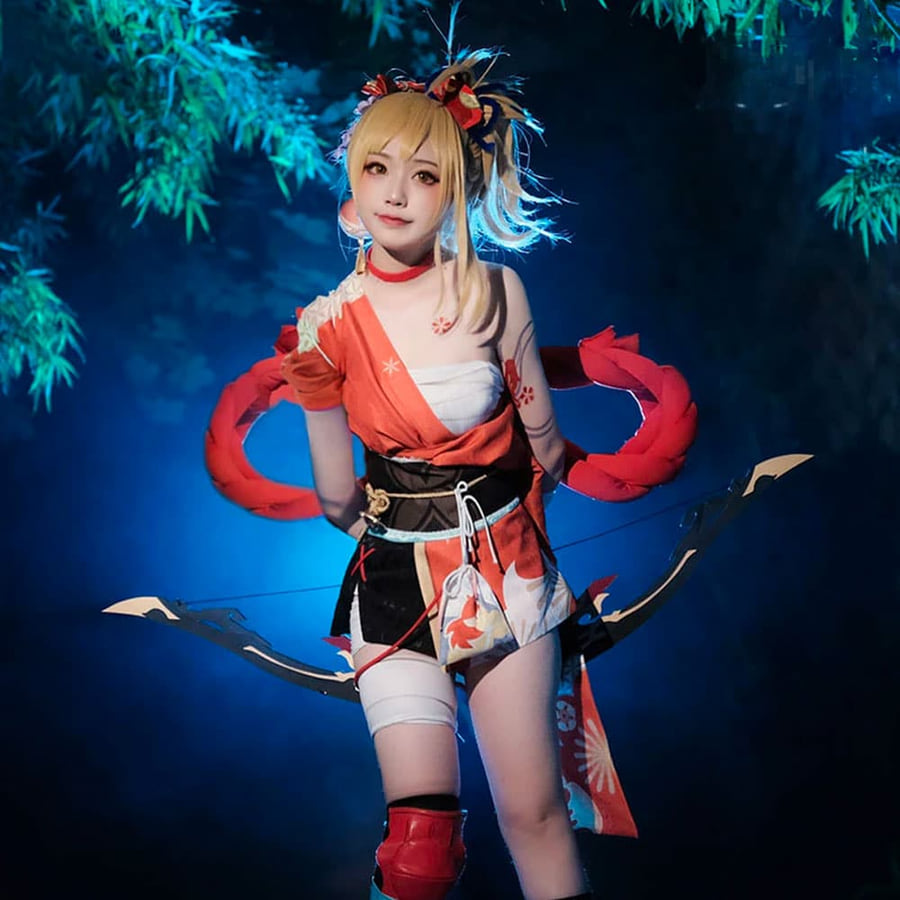 Genshin Impact Yoimiya Cosplay Contact Lenses