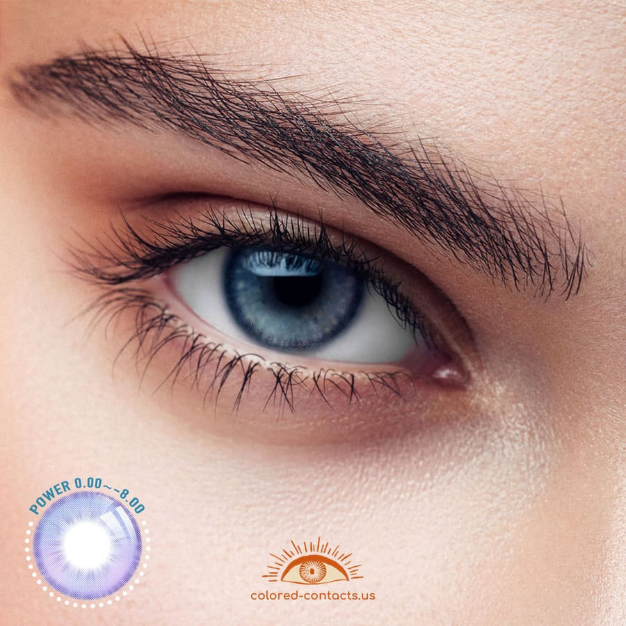 Comet Glow Purple Grey Colored Contacts - Ccus Eyewear · Premium Colored Contacts Comet Glow Purple Grey Colored Contacts