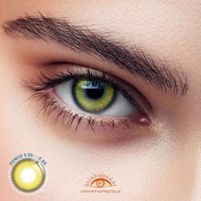 Myukicon Golden Colored Contacts