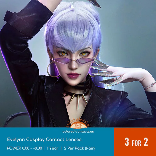 Evelynn Cosplay Contact Lenses