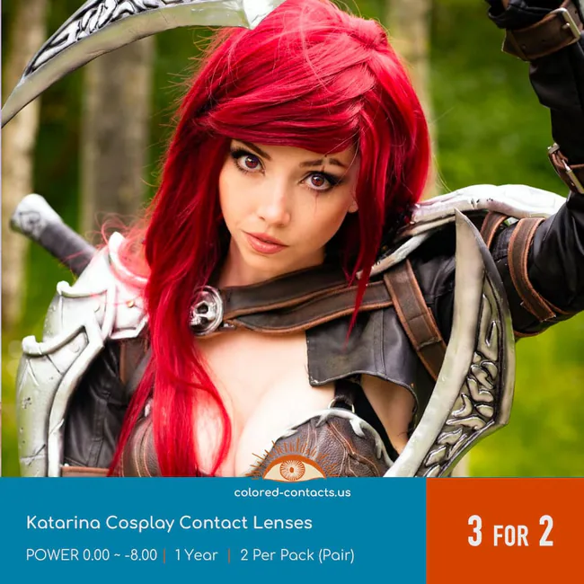 Katarina Cosplay Contact Lenses