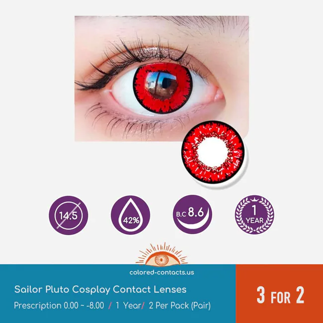 Sailor Pluto Cosplay Contact Lenses