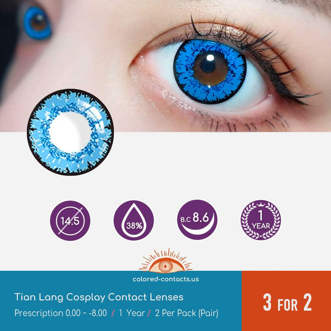 Tower Of Fantasy : Tian Lang Cosplay Contact Lenses