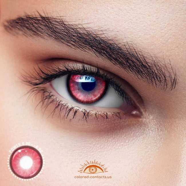 Red Halloween Contacts: Vampire &Amp; Demon Lenses - Ccus Eyewear · Premium Colored Contacts Buggy Cosplay Contact Lenses