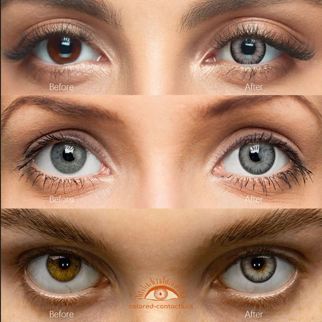 Tequila Gray Colored Contact Lenses