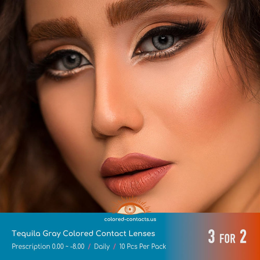 Tequila Gray Colored Contact Lenses