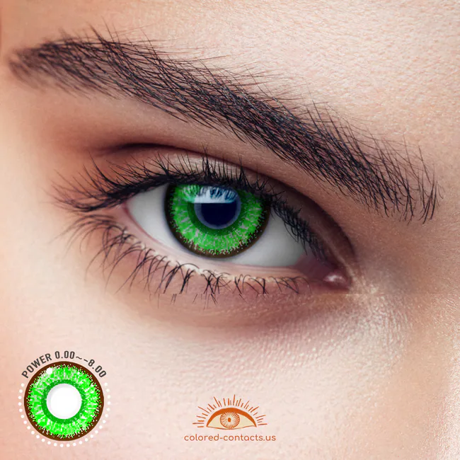 Macaron Green Colored Contact Lenses