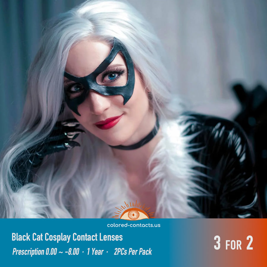 Black Cat Cosplay Contact Lenses
